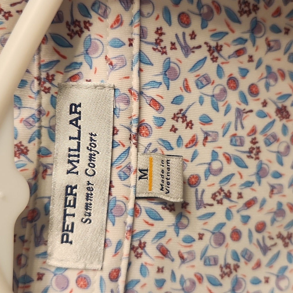 Peter Millar Orange Crush Performance Jersey Polo - image 3